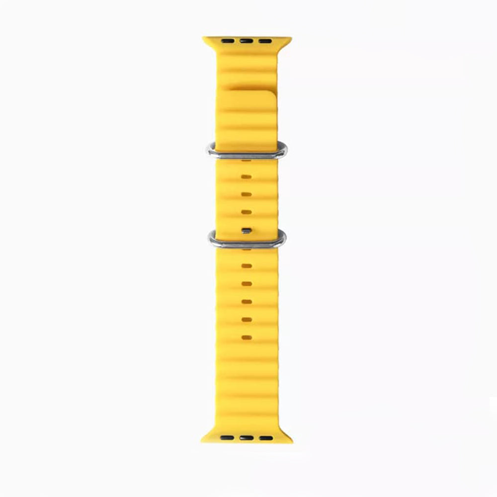 Cinturino Techsuit W038 per Apple Watch 49mm / 46mm / 45mm / 44mm / 42mm Series, Giallo