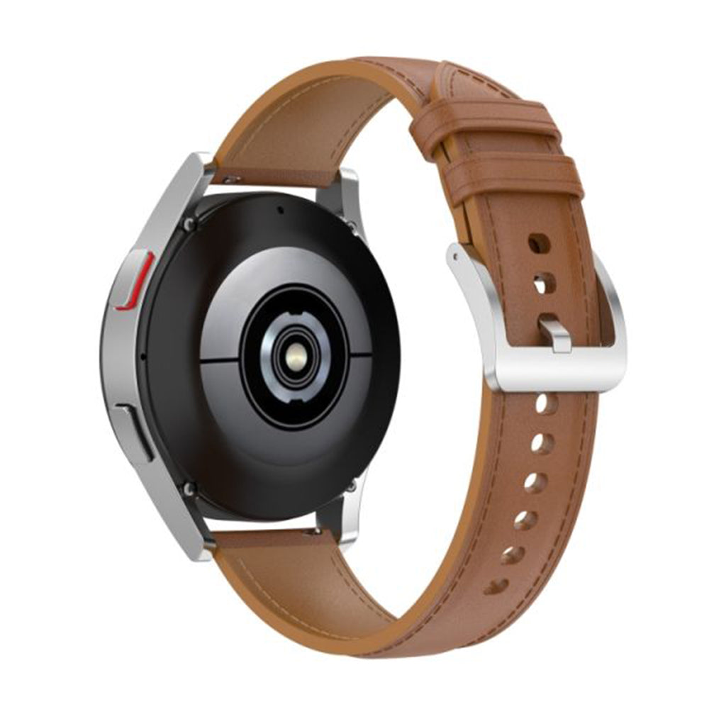 Cinturino Techsuit W048 per Samsung Galaxy Watch / Huawei Watch Series, 20mm, Marrone