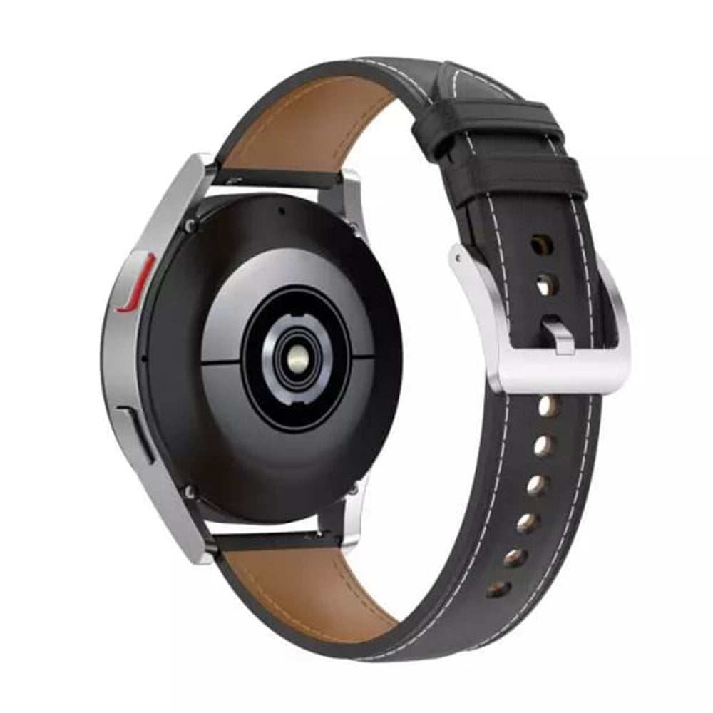 Cinturino Techsuit W048 per Samsung Galaxy Watch / Huawei Watch Series, 20mm, Nero.