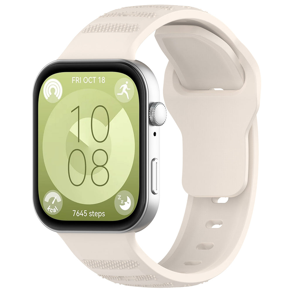 Cinturino Techsuit W050 per Huawei Watch Fit 4 Pro / Fit 4 / Fit 3, Beige