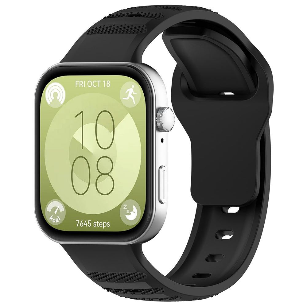 Cinturino Techsuit W050 per Huawei Watch Fit 4 Pro / Fit 4 / Fit 3, Nero