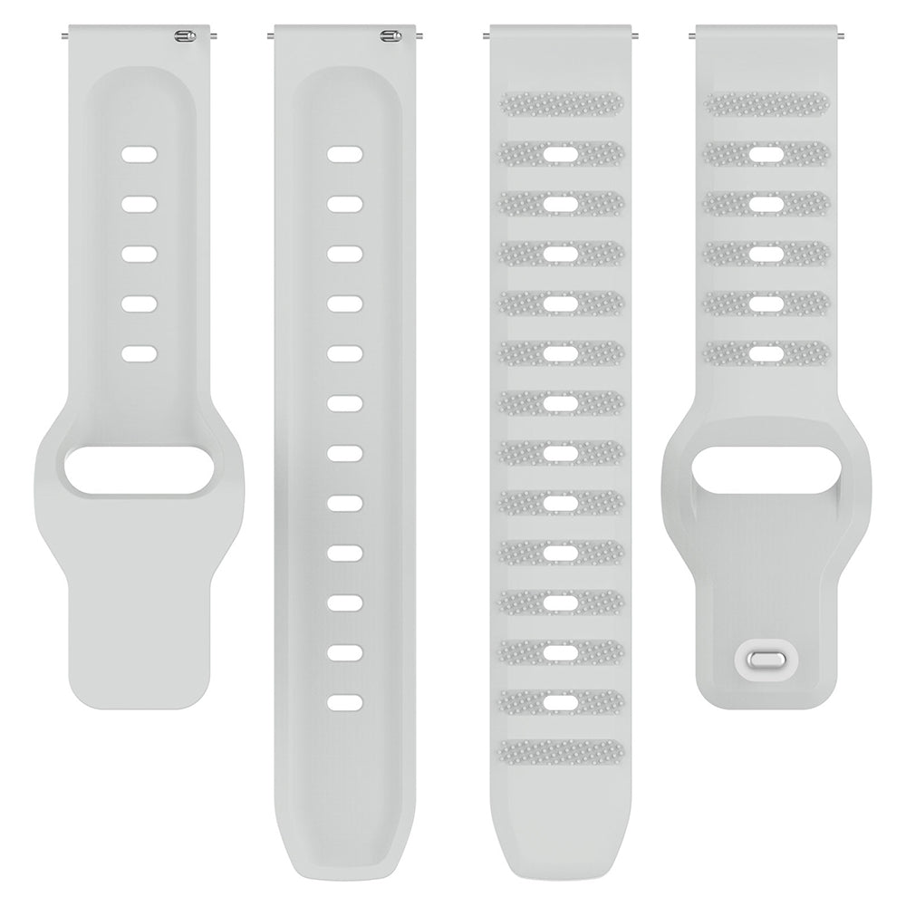 Cinturino Techsuit W050 per Huawei Watch / Xiaomi Watch Series, 22mm, Grigio