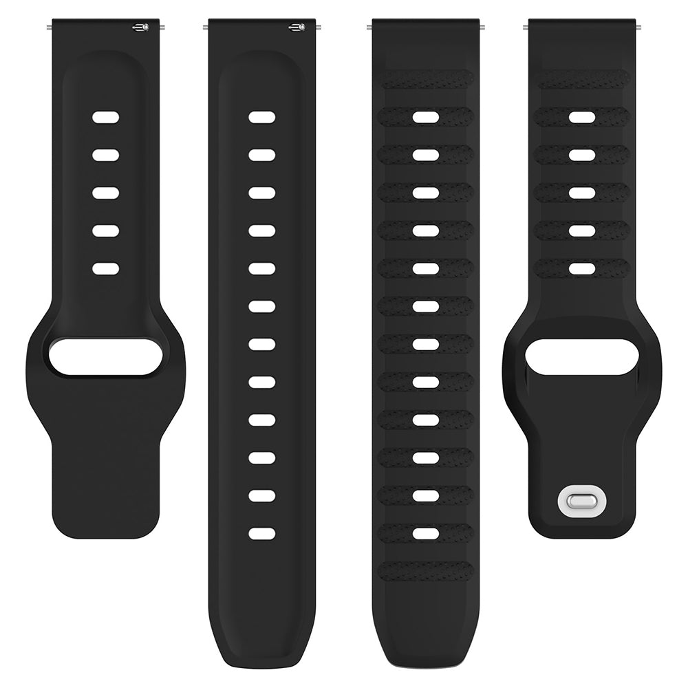 Cinturino Techsuit W050 per Huawei Watch / Xiaomi Watch Series, 22mm, Nero