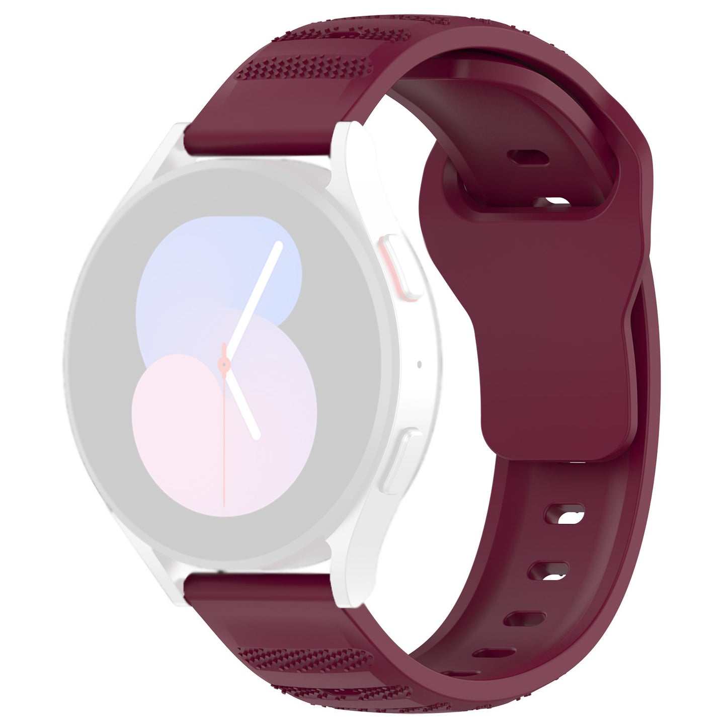 Cinturino Techsuit W050 per Huawei Watch / Xiaomi Watch Series, 22mm, Bordeaux