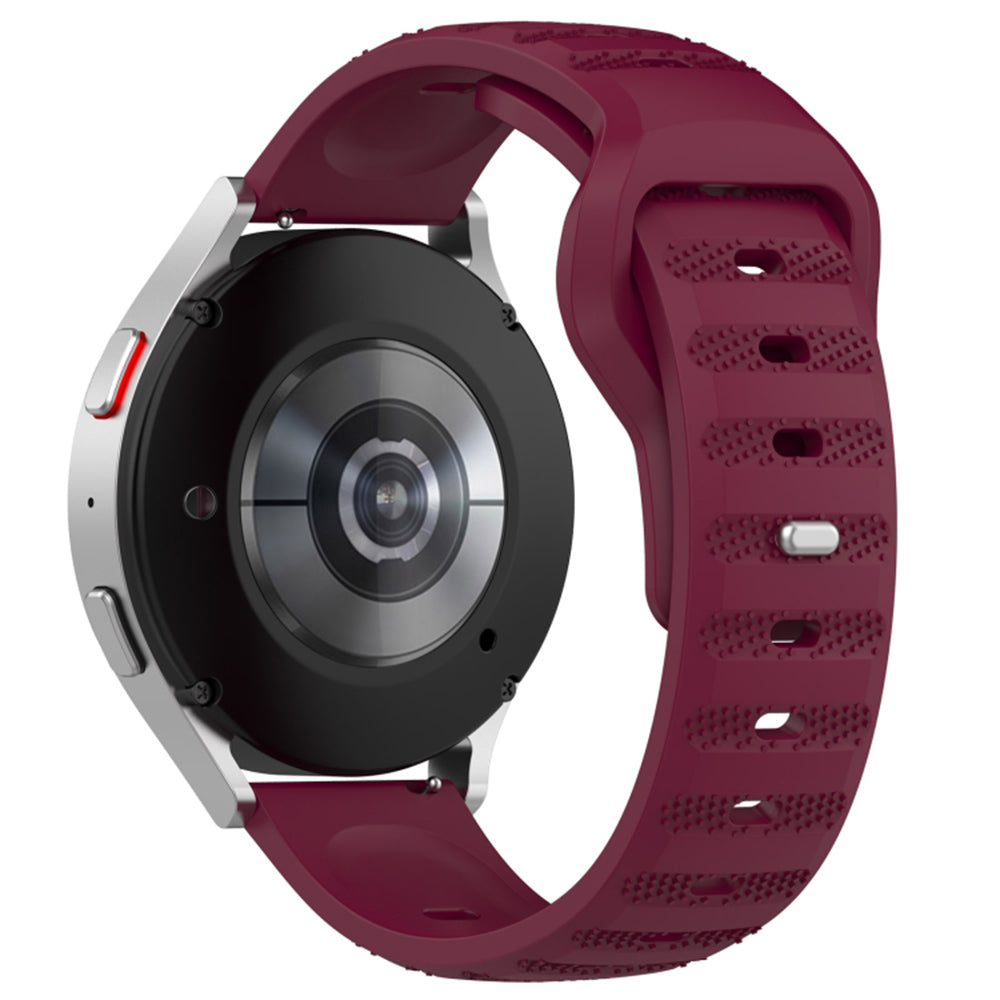 Cinturino Techsuit W050 per Huawei Watch / Xiaomi Watch Series, 22mm, Bordeaux