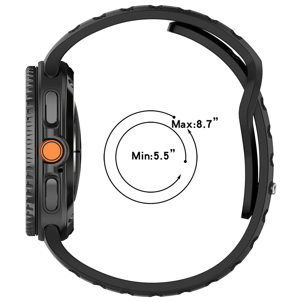 Techsuit W050 Strap for Samsung Galaxy Watch8 / Watch8 Classic Series, Burgundy