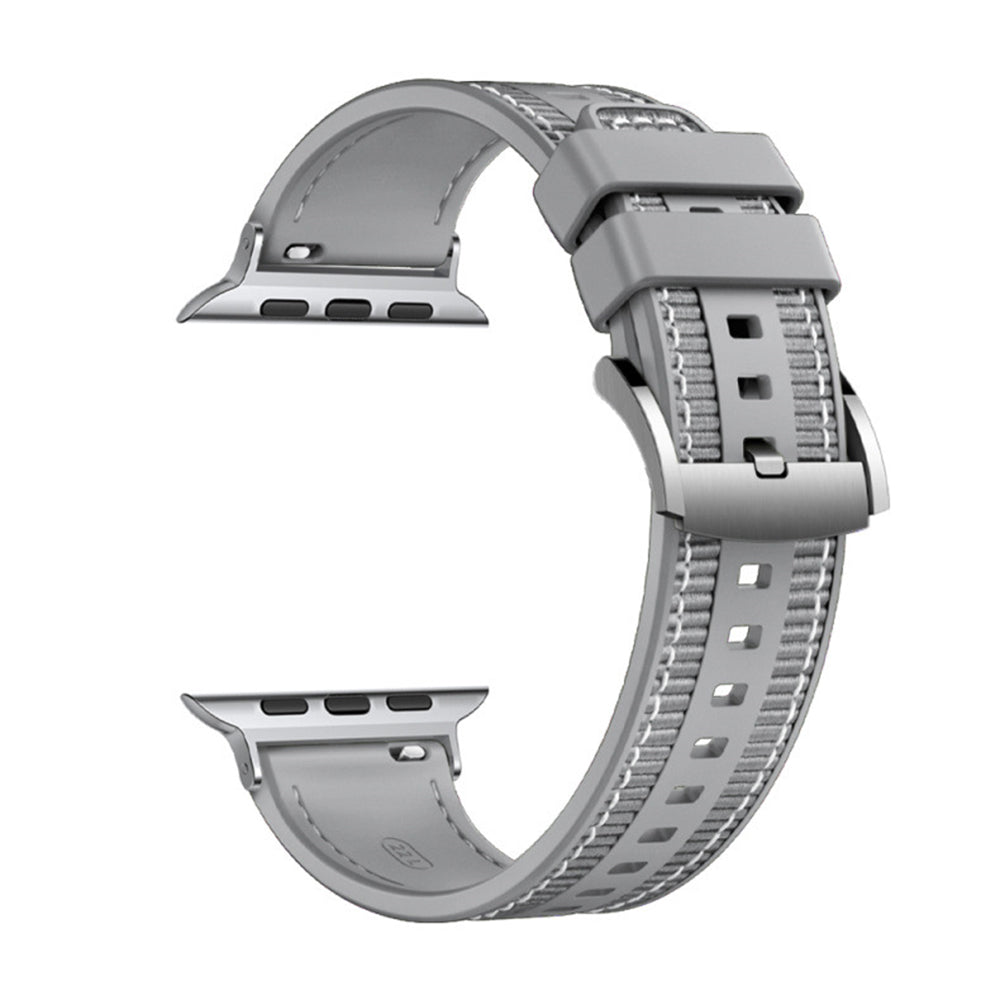 Cinturino Techsuit W051 per Apple Watch 42mm / 41mm / 40mm / 38mm Series, Grigio