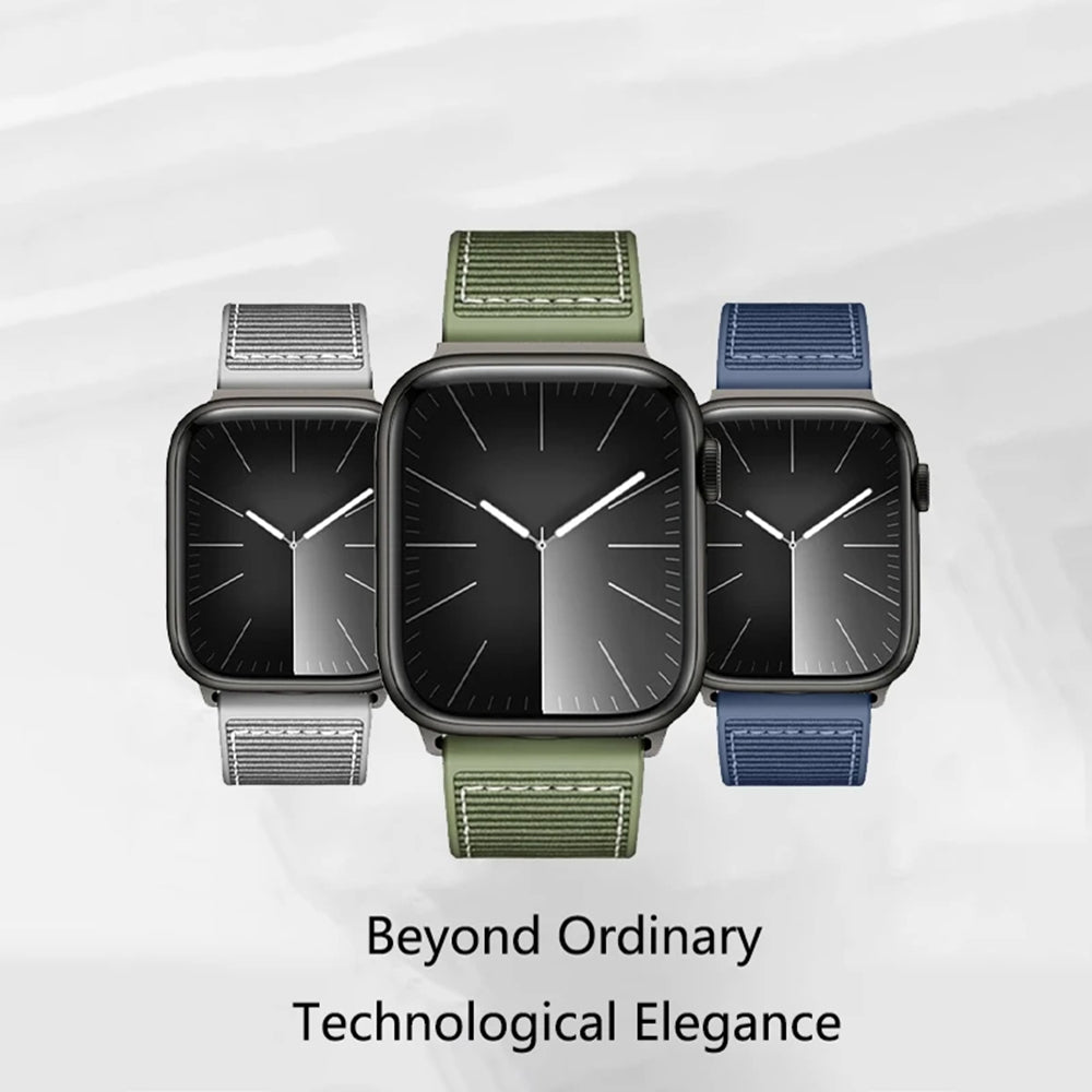 Cinturino Techsuit W051 per Apple Watch 42mm / 41mm / 40mm / 38mm Series, Grigio