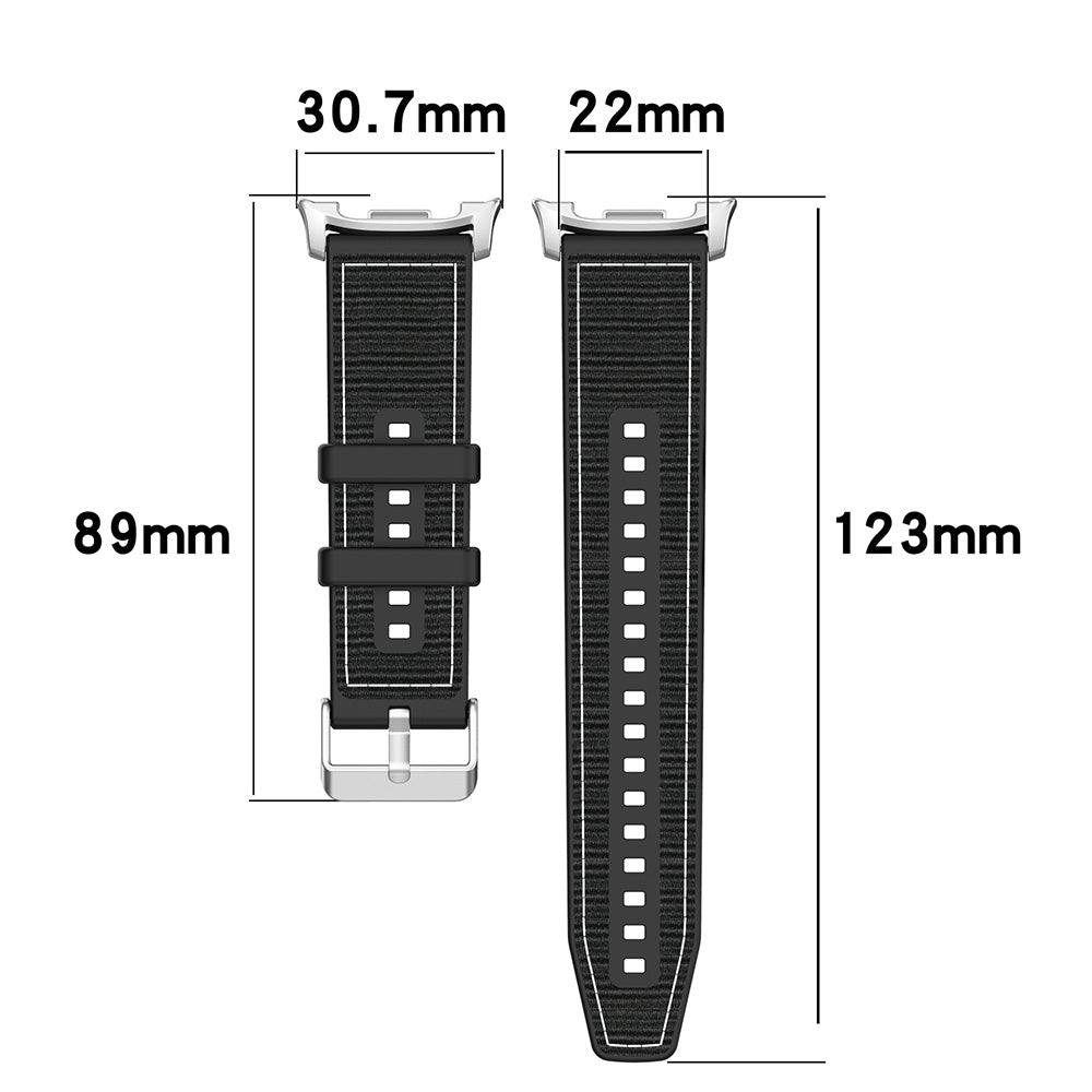 Cinturino Techsuit W051 per Samsung Galaxy Watch 8 Classic / Watch8 44mm / Watch 8 40mm, Grigio