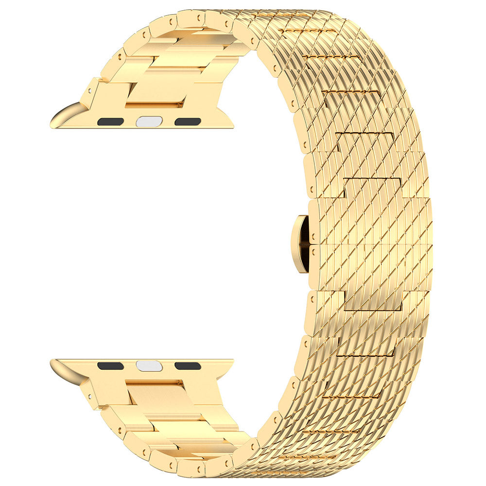 Cinturino Techsuit W052 per Apple Watch 49mm / 46mm / 45mm / 44mm / 42mm Series, Dorato