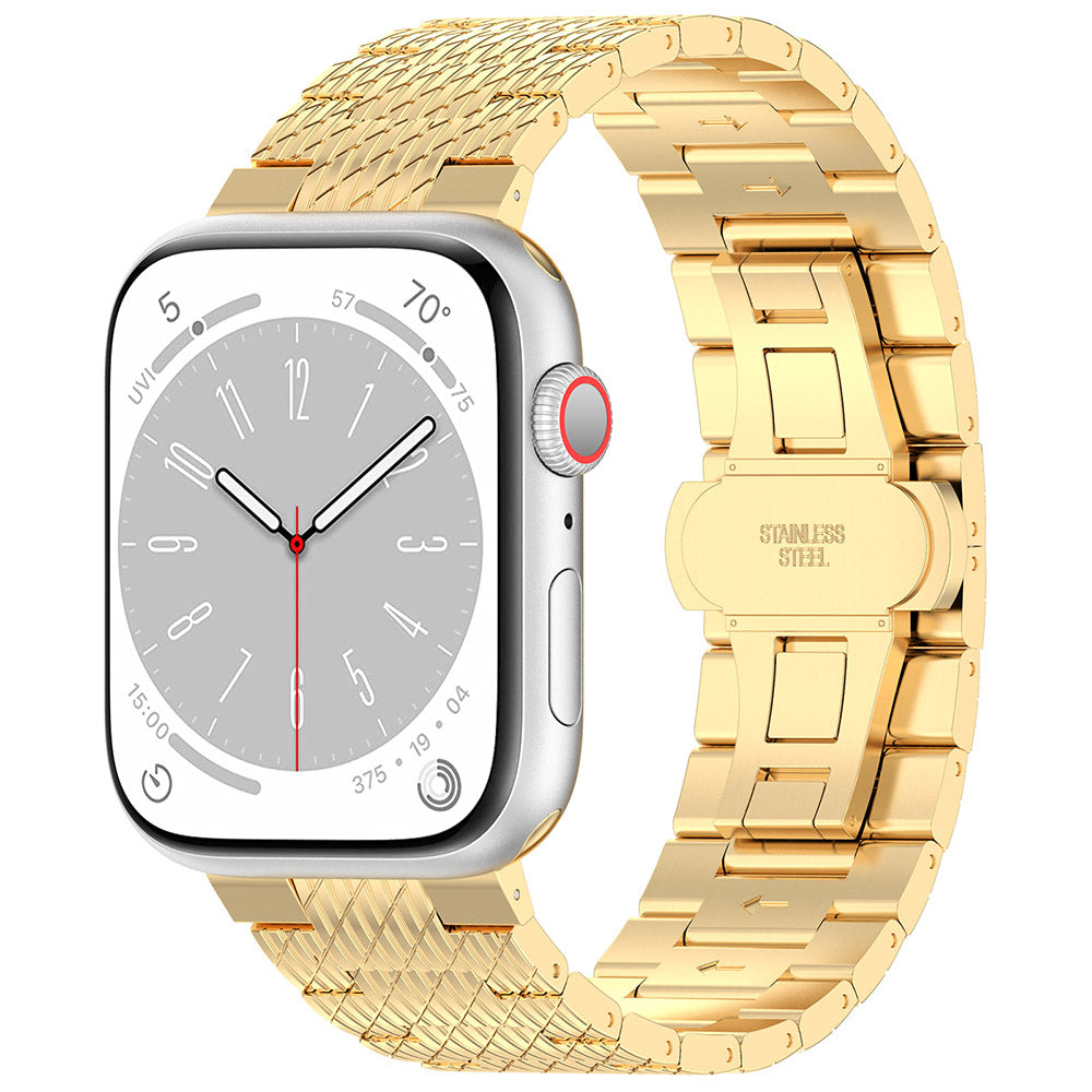 Cinturino Techsuit W052 per Apple Watch 49mm / 46mm / 45mm / 44mm / 42mm Series, Dorato
