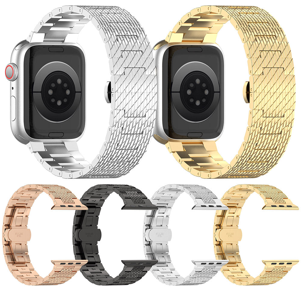 Cinturino Techsuit W052 per Apple Watch 49mm / 46mm / 45mm / 44mm / 42mm Series, Dorato
