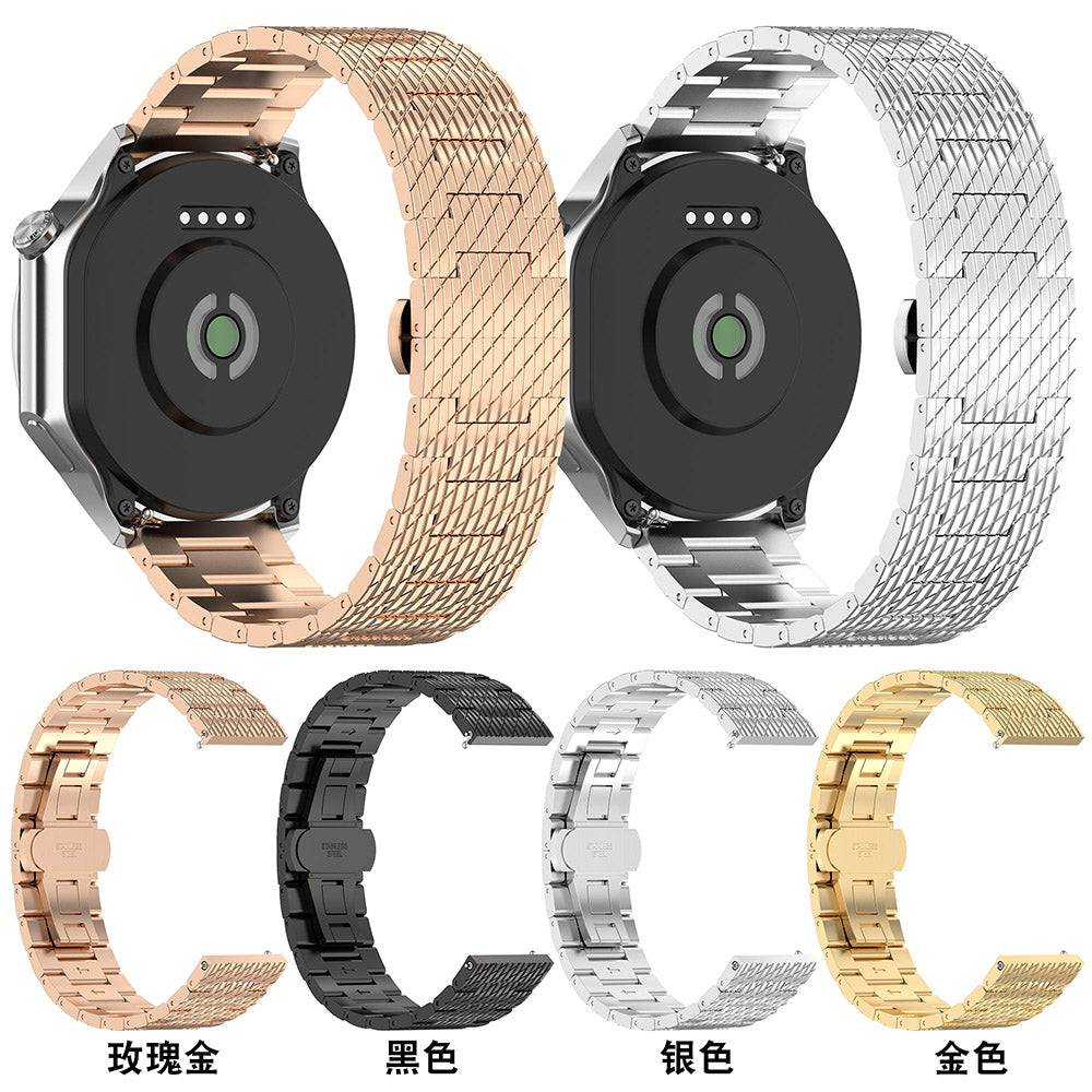 Techsuit W052 Strap for Huawei Watch / Xiaomi Watch Series, 22mm, Rose Gold