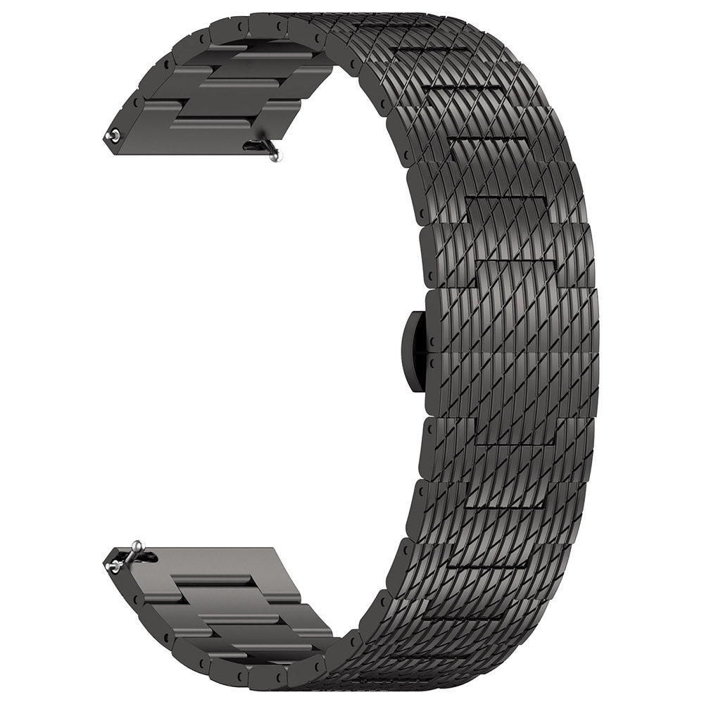 Cinturino Techsuit W052 per Samsung Galaxy Watch / Huawei Watch Series, 20mm, Nero