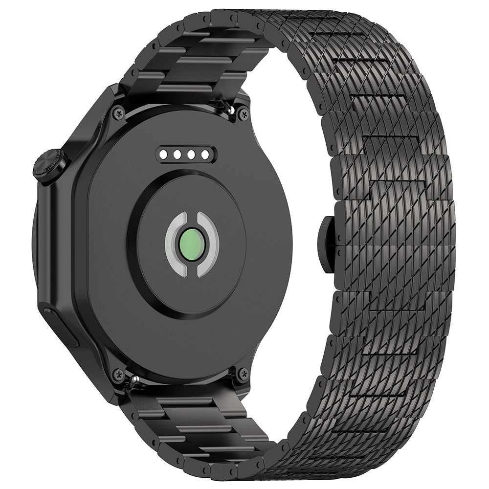 Cinturino Techsuit W052 per Samsung Galaxy Watch / Huawei Watch Series, 20mm, Nero