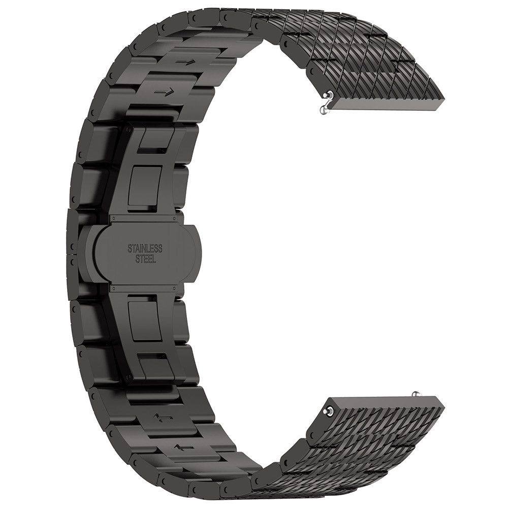 Cinturino Techsuit W052 per Samsung Galaxy Watch / Huawei Watch Series, 20mm, Nero