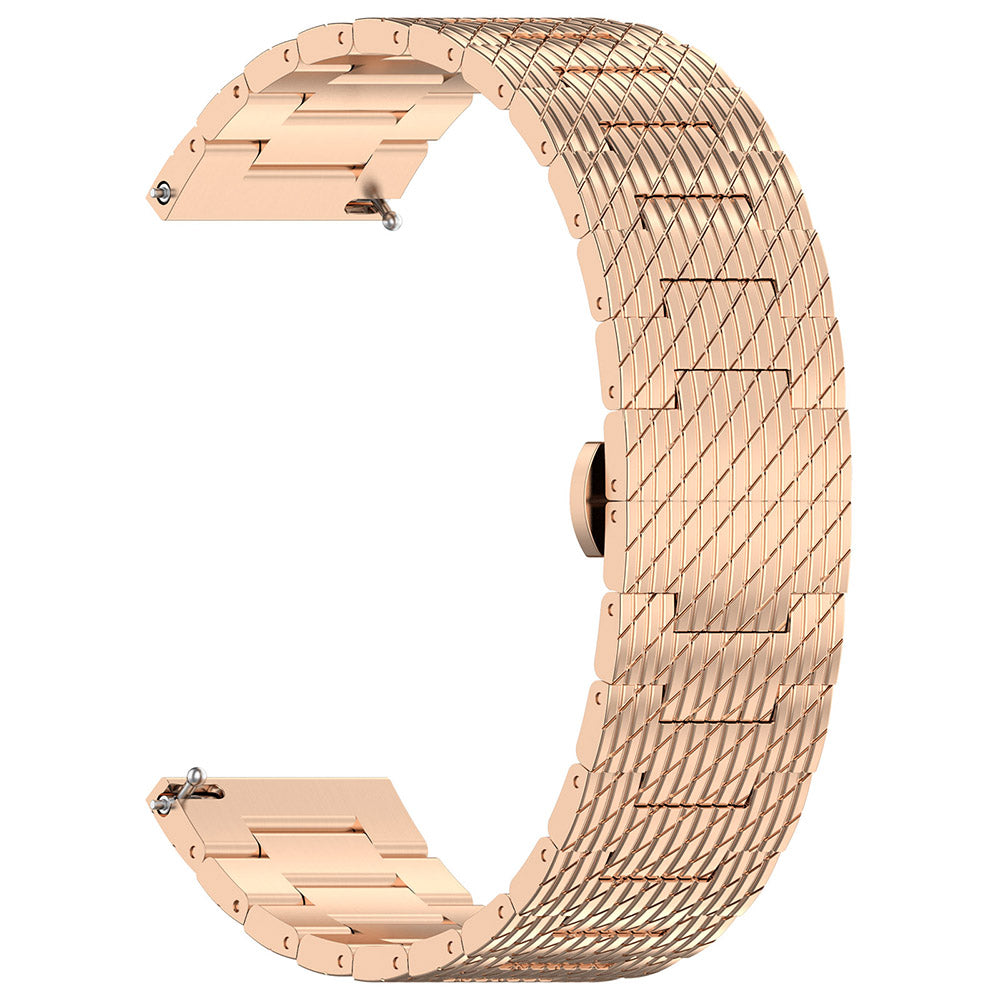 Cinturino Techsuit W052 per Samsung Galaxy Watch / Huawei Watch Series, 20mm, Oro Rosa