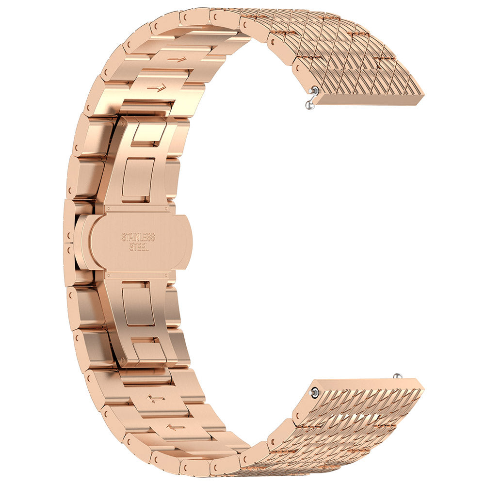 Cinturino Techsuit W052 per Samsung Galaxy Watch / Huawei Watch Series, 20mm, Oro Rosa