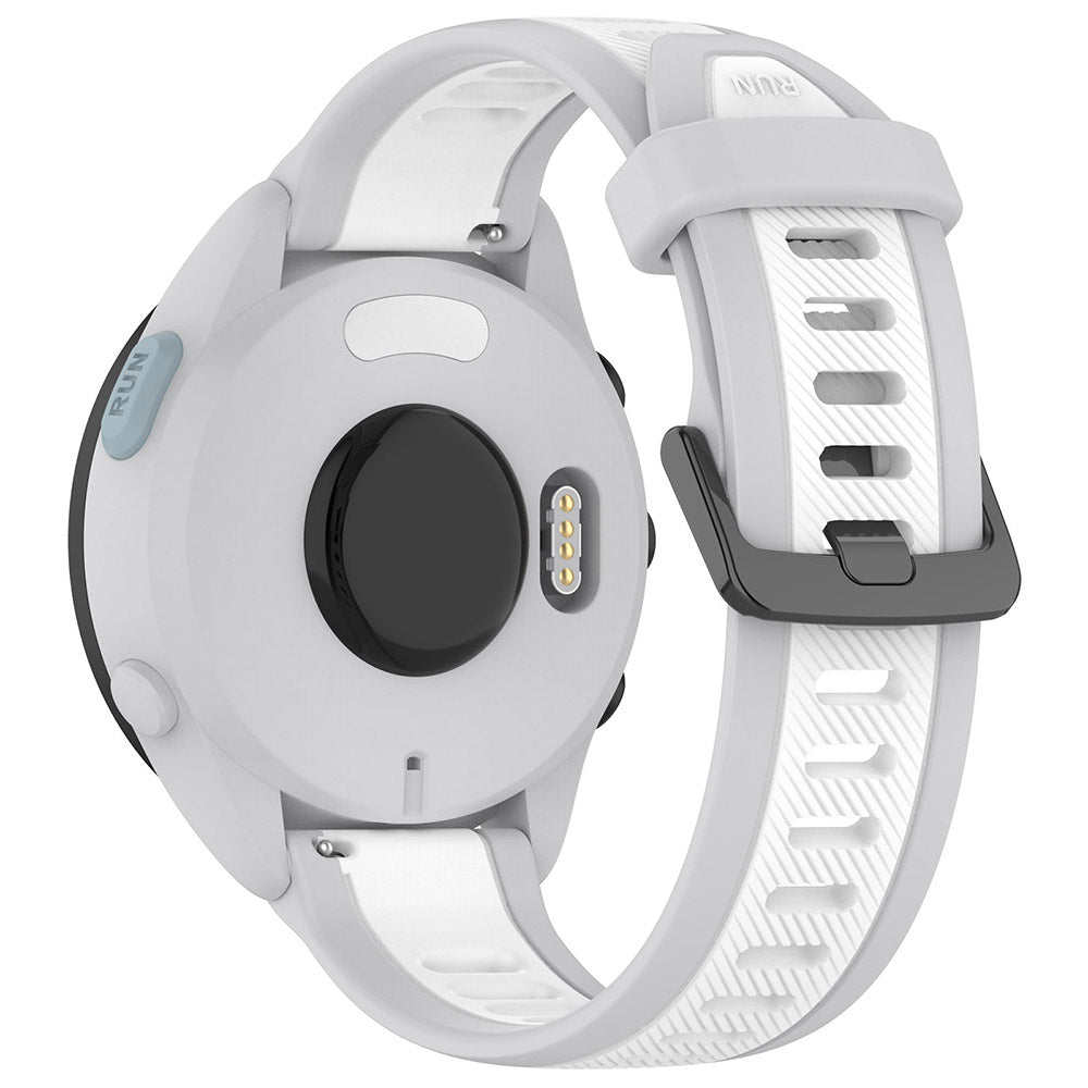 Cinturino Techsuit W053 per Huawei Watch / Garmin Watch Series, 18mm, Bianco.