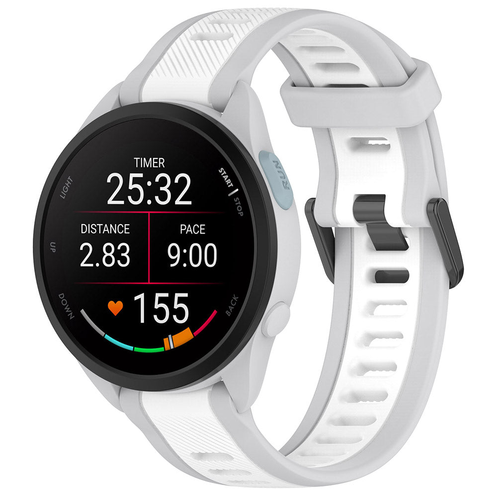 Cinturino Techsuit W053 per Huawei Watch / Garmin Watch Series, 18mm, Bianco.