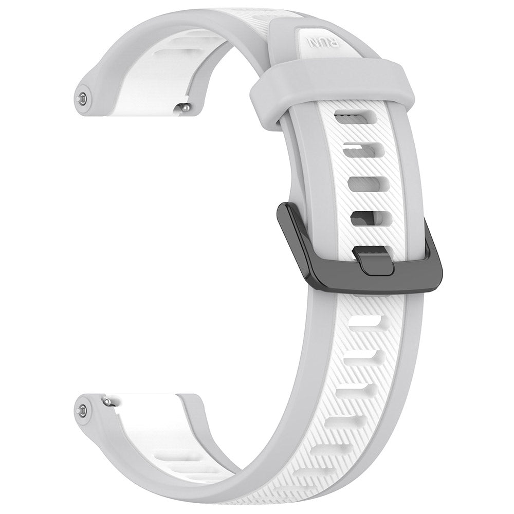 Cinturino Techsuit W053 per Samsung Galaxy Watch / Huawei Watch Series, 20mm, Bianco