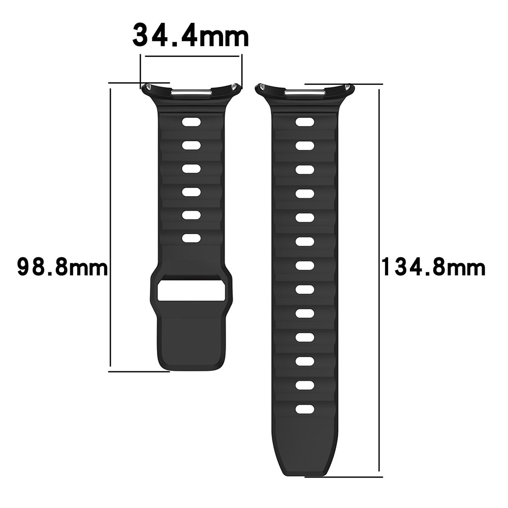 Cinturino Techsuit W055 per Samsung Galaxy Watch Ultra, Bianco
