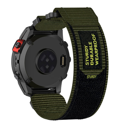 Cinturino Techsuit W057 per Garmin Watch Fenix / Forerunner Series, 22mm, Verde