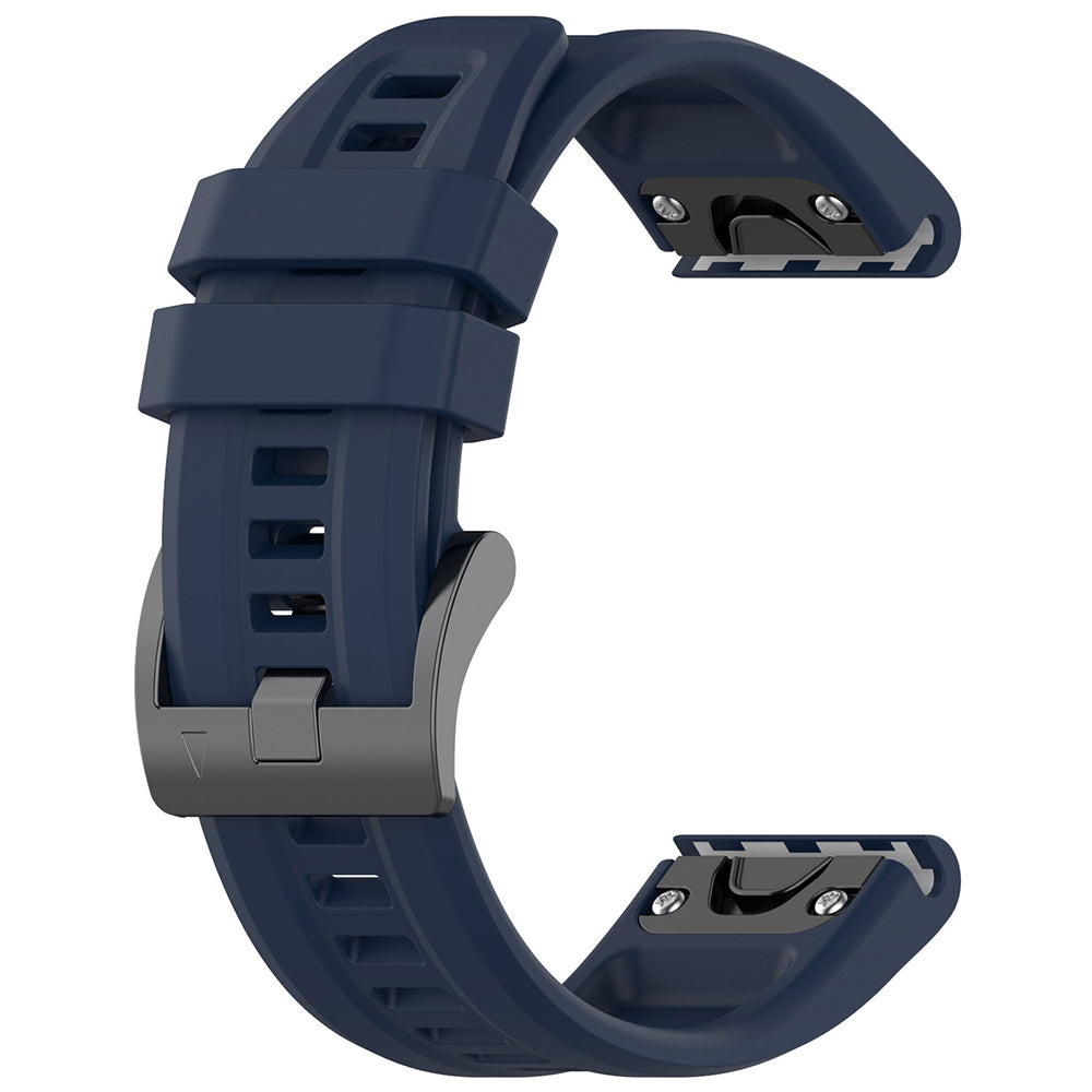 Cinturino Techsuit W060 per Garmin Watch Fenix / Forerunner Series, 22mm, Blu Navy