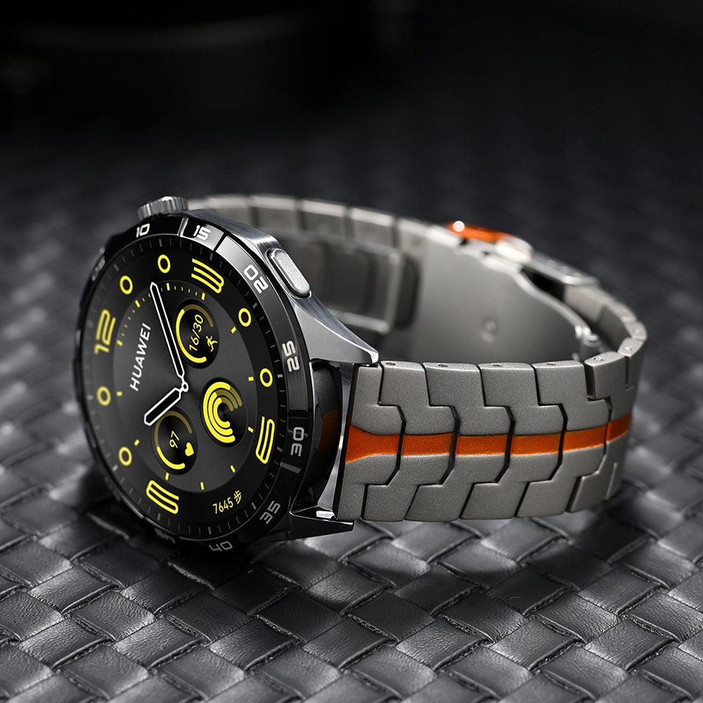 Cinturino Techsuit W063 per Huawei Watch / Xiaomi Watch Series, Argento