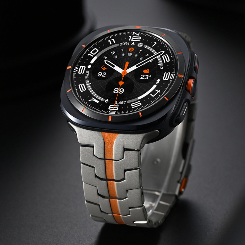 Cinturino Techsuit W063 per Samsung Galaxy Watch Ultra, Arancione