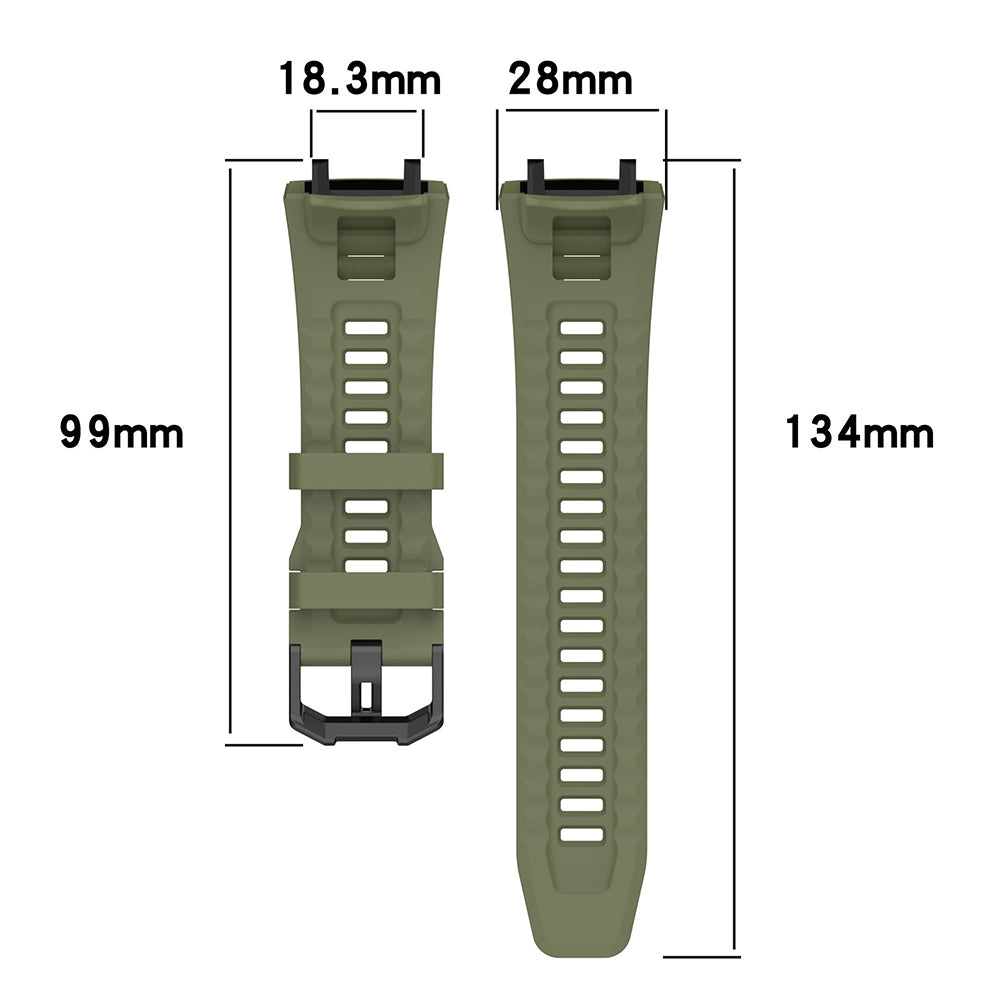 Cinturino Techsuit W067 per Amazfit T-Rex 3, Verde