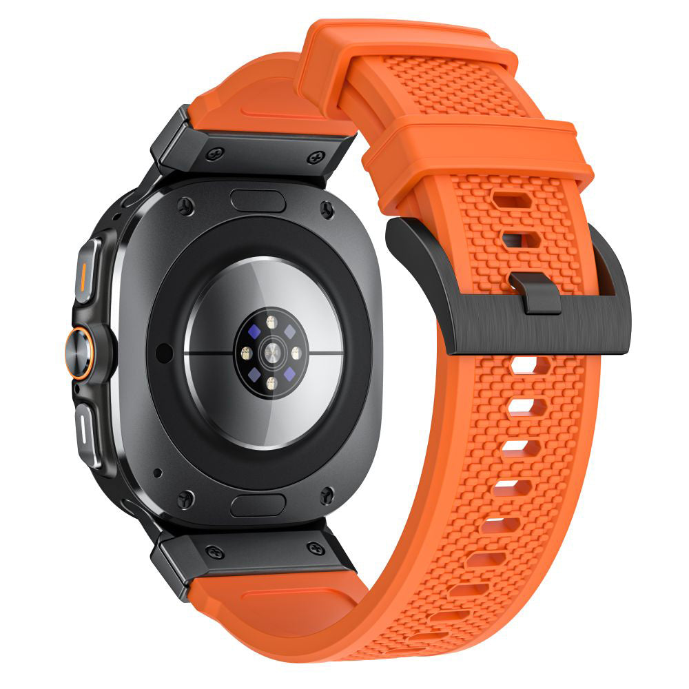 Cinturino Techsuit W068 per Samsung Galaxy Watch Ultra, Arancione Nero