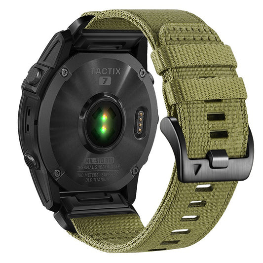 Cinturino Techsuit W070 per Garmin Instinct / Approach / Fenix Watch Series, 20mm, Verde