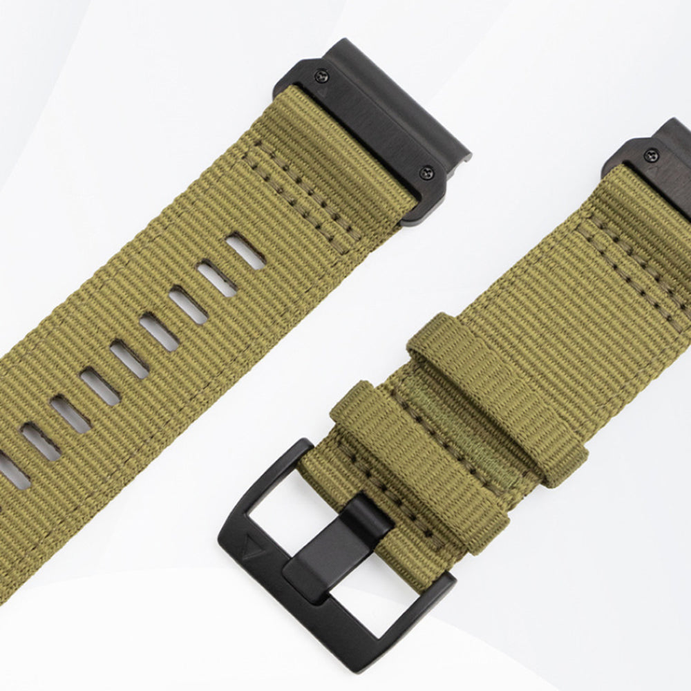 Cinturino Techsuit W070 per Garmin Watch Fenix / Forerunner / Approach Series, 22mm, Nero