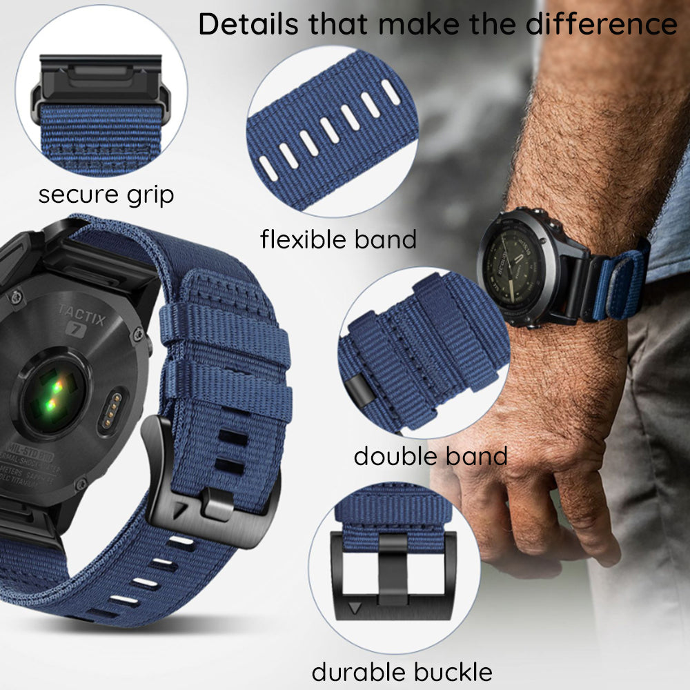 Cinturino Techsuit W070 per Samsung Galaxy Watch / Huawei Watch Series, 22mm, Arancione