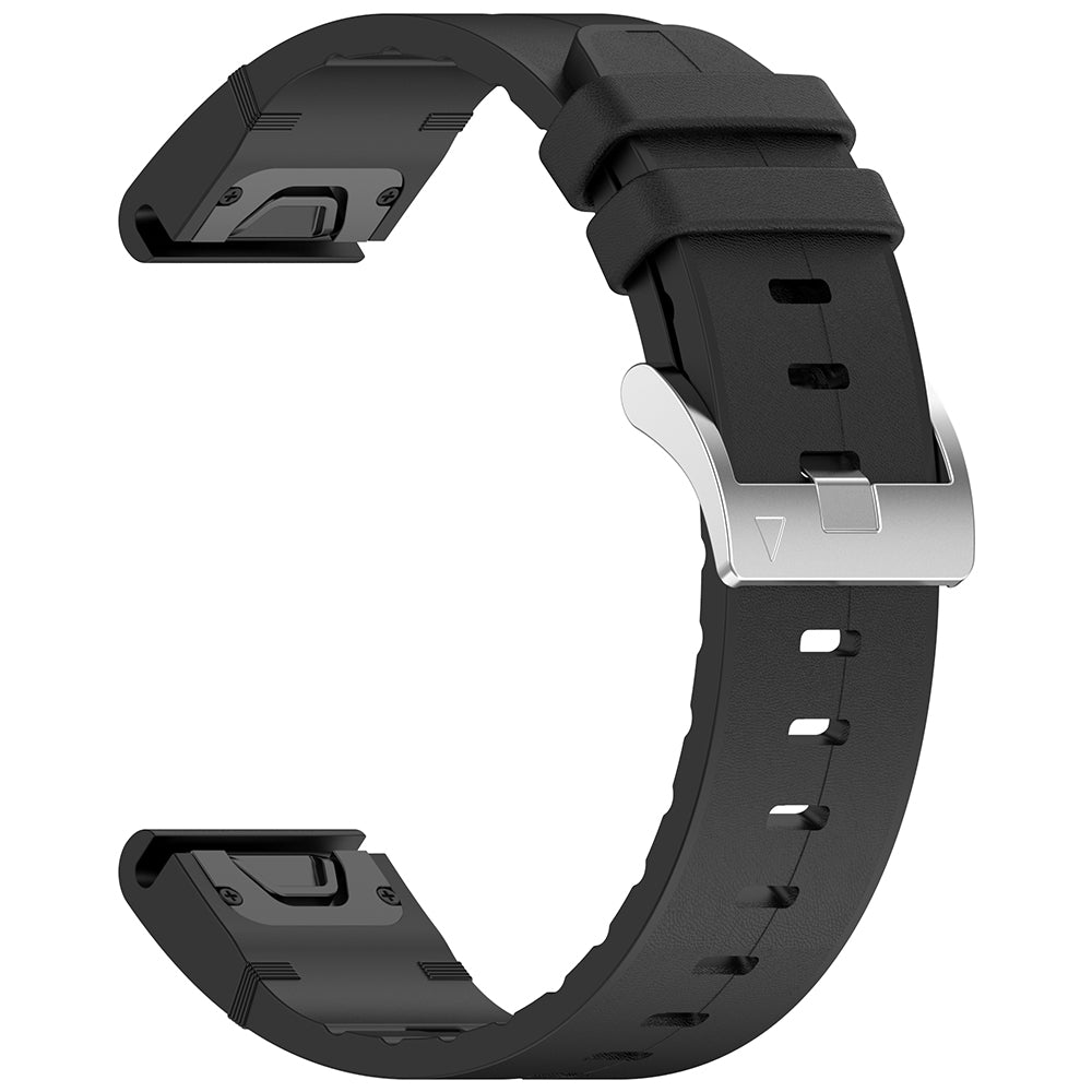 Cinturino Techsuit W071 per Garmin Instinct / Approach / Fenix Watch Series, 20mm, Nero