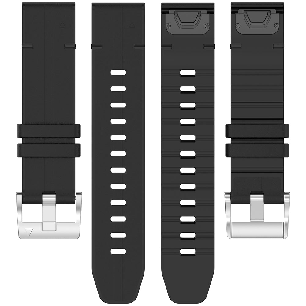 Cinturino Techsuit W071 per Garmin Instinct / Approach / Fenix Watch Series, 20mm, Nero