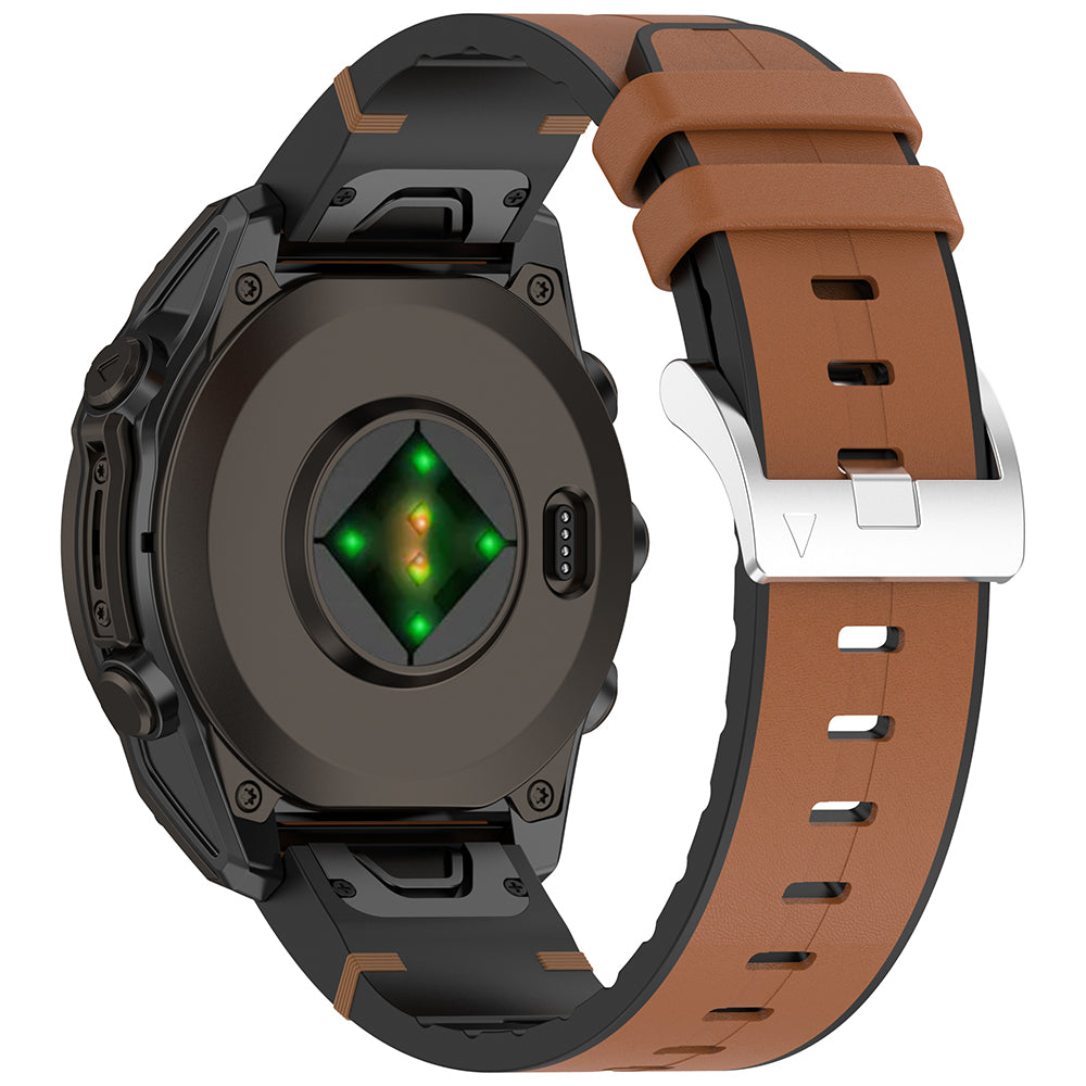 Cinturino Techsuit W071 per Garmin Watch Fenix / Forerunner Series, 22mm, Marrone