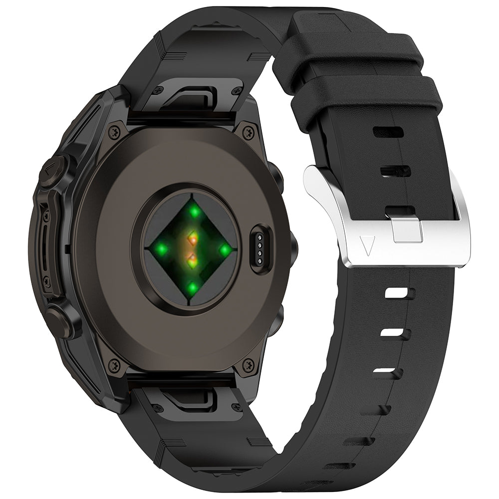 Cinturino Techsuit W071 per Garmin Watch Fenix Series, 26mm, Nero