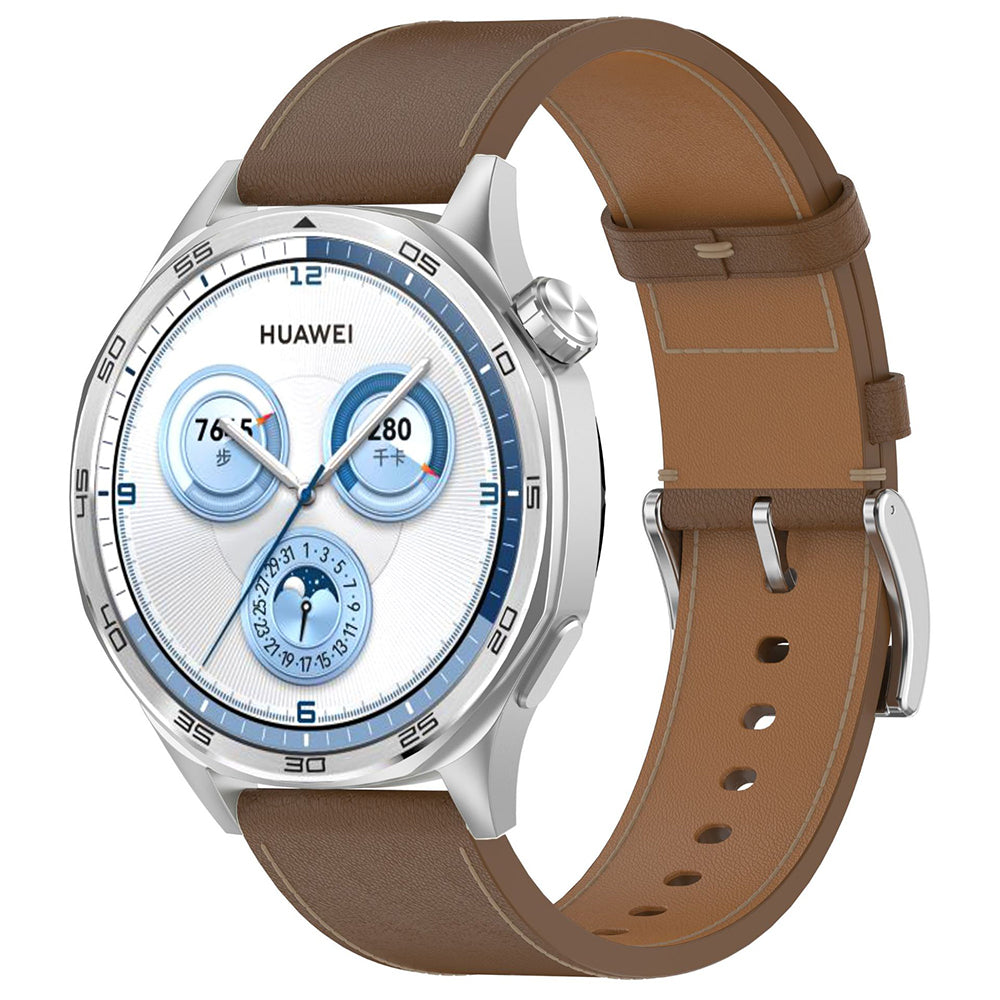 Cinturino Techsuit W073 per Samsung Galaxy Watch / Huawei Watch Series, 22mm, Marrone