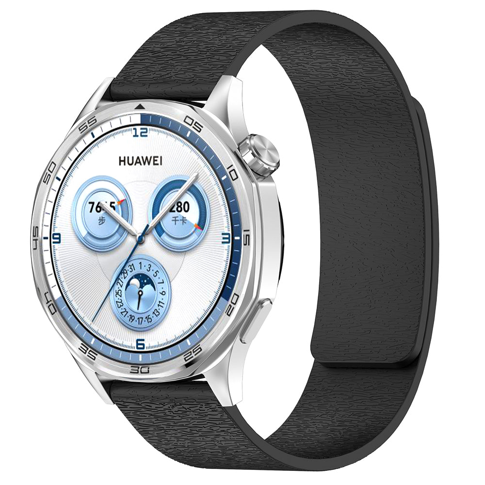 Cinturino Techsuit W074 per Samsung Galaxy Watch / Huawei Watch Series, 22mm, Nero