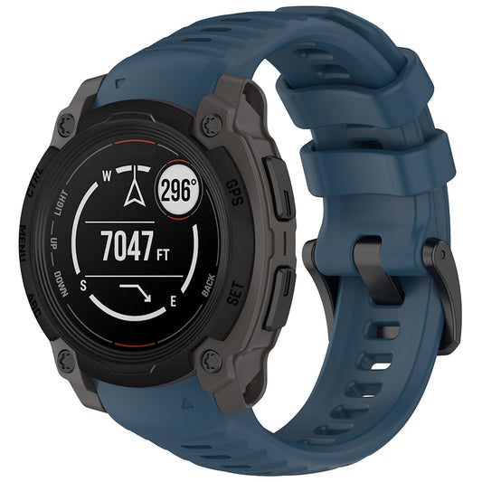 Cinturino Techsuit W076 per Garmin Instinct E 45mm, Blu Navy