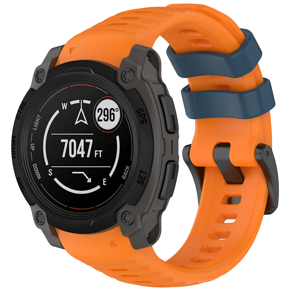 Cinturino Techsuit W076 per Garmin Instinct E 45mm, Arancione