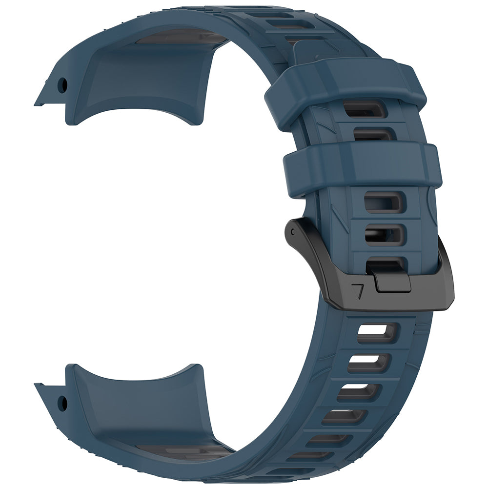 Cinturino Techsuit W077 per Garmin Instinct 3 45mm Solar / Instinct 3 45mm, Blu Navy