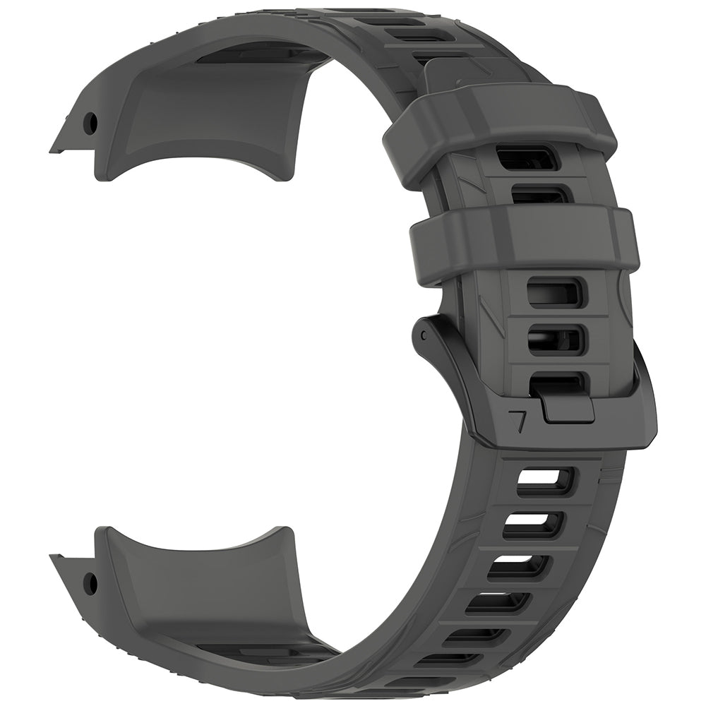 Cinturino Techsuit W077 per Garmin Instinct 3 50mm Solar / Instinct 3 50mm, Grigio
