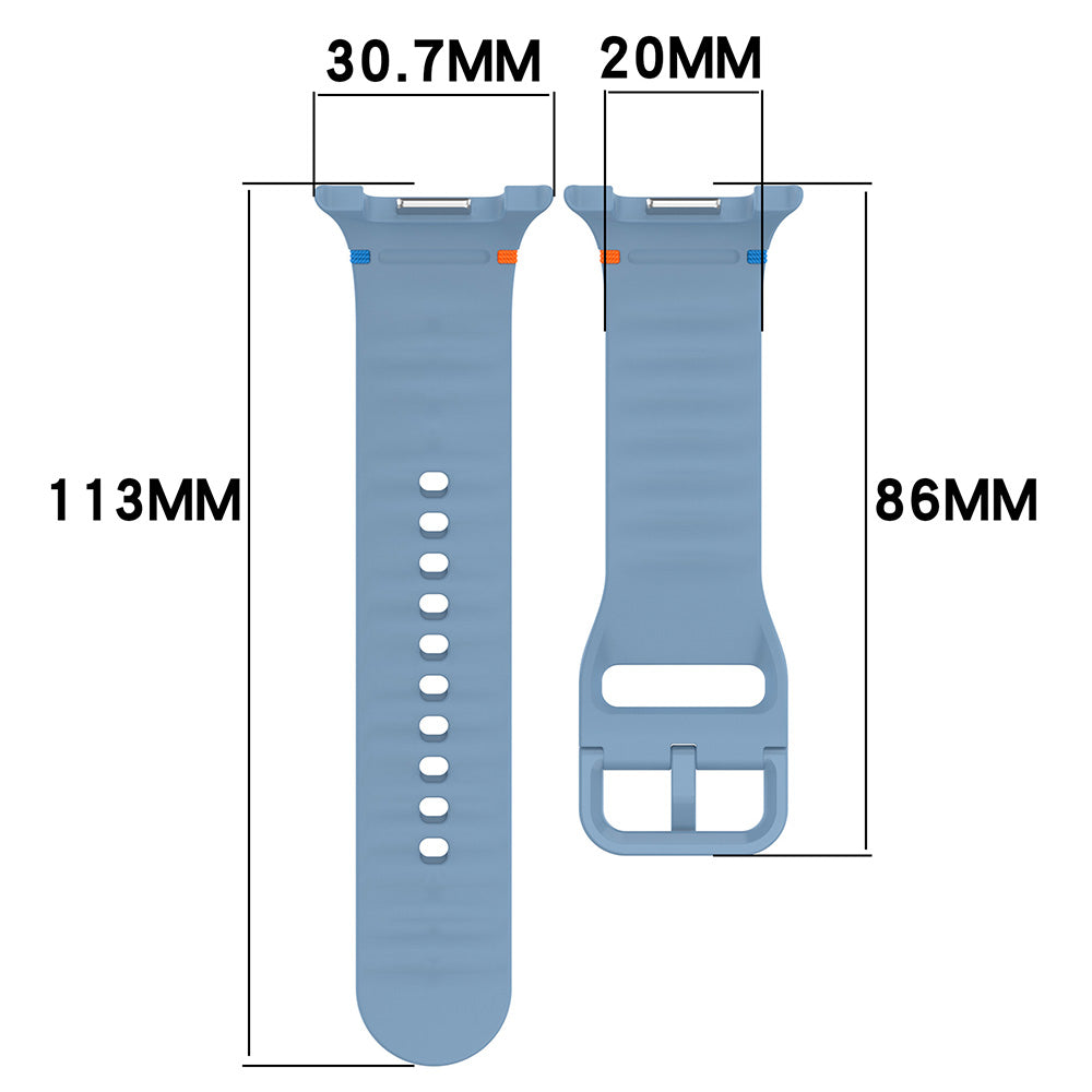 Cinturino Techsuit W079 per Samsung Galaxy Watch 8 Classic / Watch8 44mm / Watch 8 40mm, Beige