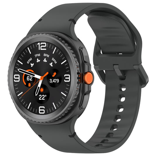 Cinturino Techsuit W079 per Samsung Galaxy Watch 8 Classic / Watch8 44mm / Watch 8 40mm, Nero Grafite