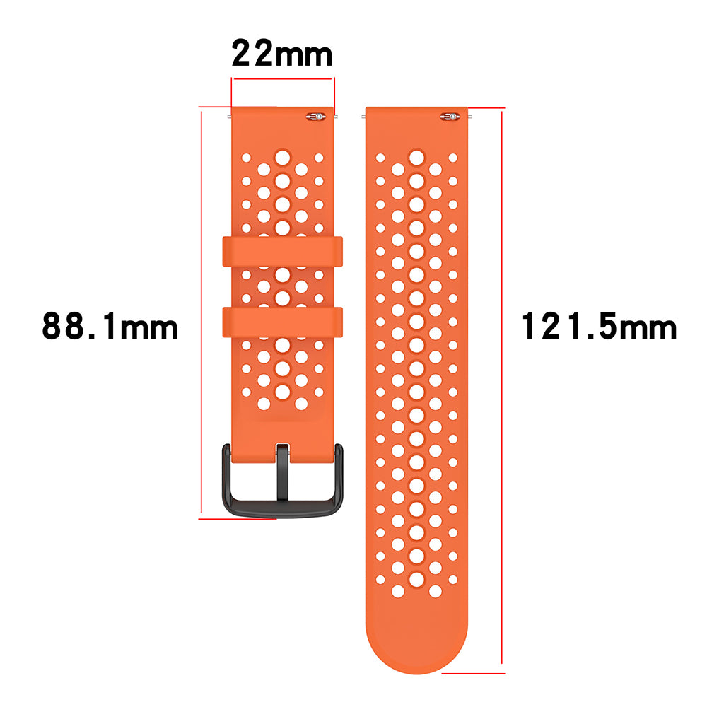Cinturino Techsuit W083 per Amazfit Watch / Samsung Watch Series, 22mm, Bianco