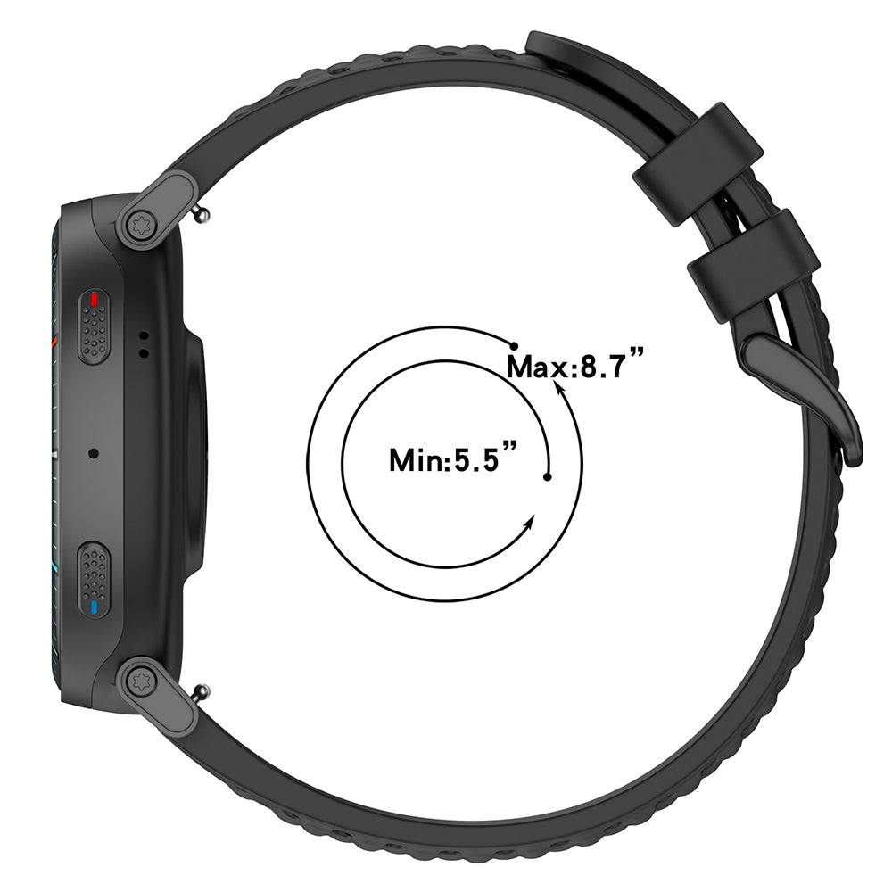 Cinturino Techsuit W083 per Amazfit Watch / Samsung Watch Series, 22mm, Bianco