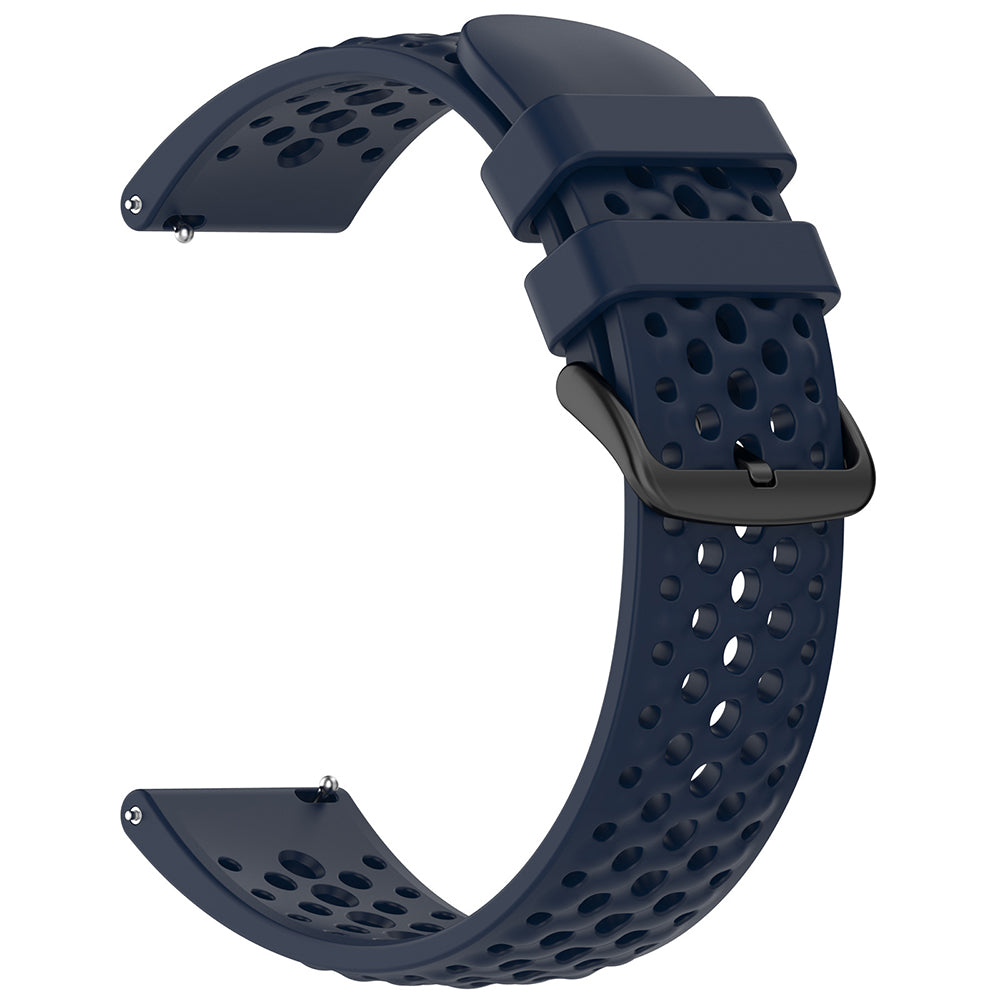 Cinturino Techsuit W083 per Amazfit Watch / Samsung Watch Series, 22mm, Blu Navy